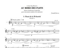Steven | Au bord des flots for 1, 2 or 3 clarinets