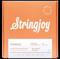 Stringjoy Foxwoods | Medium Gauge (13-56) Coated Phosphor Bronze Acoustic Guitar Strings