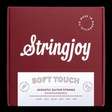 Stringjoy Soft Touch Naturals | (10.5-47) Phosphor Bronze Acoustic Guitar Strings