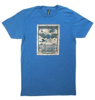 Strings By Mail Cotton T-Shirt Ocean Blue, Medium