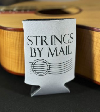 Strings By Mail Koozie® Collapsible Can Cooler, Gray