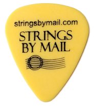 Strings By Mail Pick, .73 Yellow, One Pick