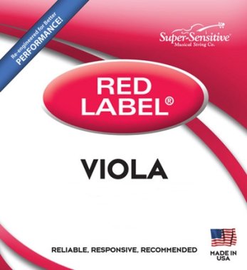 Super-Sensitive Red Label Viola Set Intermediate 14"
