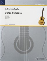 Tansman | Danza Pomposa for solo guitar