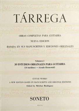 Tarrega | Complete Guitar Works, Vol. 1 for solo guitar