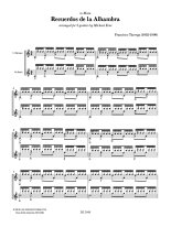 Tarrega | Recuerdos de la Alhambra for 2 guitars