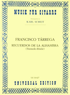 Tarrega | Recuerdos de La Alhambra for solo guitar