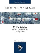 Telemann | 12 Fantasie, Vol. 2, Fantasia for solo guitar