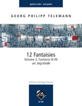 Telemann | 12 Fantasie, Vol. 3, Fantasia for solo guitar