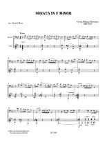 Telemann arr. by Marx | Sonatina in F minor for guitar and bassoon