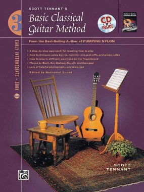 Tennant | Basic Classical Guitar Method Vol. 3 Book/CD for solo guitar