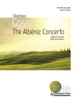 The Albeniz Concerto (Piano Reduction) - for guitar and orchestra