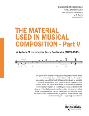 The Material Used in Musical Composition - Part V