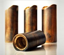 The Rock Slide Aged Brass Guitar Slide, Large, One Slide