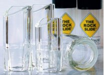 The Rock Slide Moulded Glass Guitar Slide, Large, One Slide