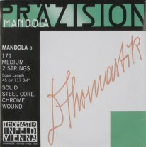 Thomastik-Infeld 171 Mandola Medium Chrome Wound Loop-End A, 2 strings