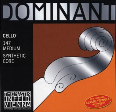 Thomastik-Infeld Dominant Cello Set 147 4/4 Scale, Full Set