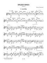 Tisserand | Spleen Songs, vol. 3 for solo guitar