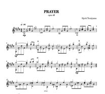 Tomiyama | Prayer, opus 43 for solo guitar