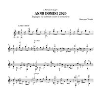 Torrisi | Anno Domini 2020 for solo guitar