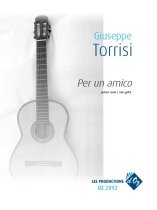 Torrisi | Per un amico for solo guitar