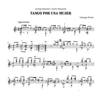 Torrisi | Tango por una mujer for solo guitar