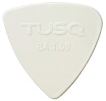 TUSQ Bi-Angle Pick 1mm White (Bright), One Pick