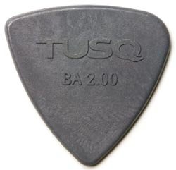 TUSQ Bi-Angle Pick 2mm Gray (Deep), One Pick