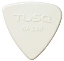 TUSQ Bi-Angle Pick 2mm White (Bright), One Pick