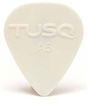 TUSQ Standard Pick 1mm White (Bright), One Pick