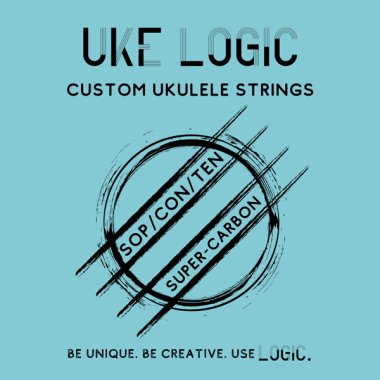 Uke Logic H-LG-C, Hard Tension, Low G, Clear Full Set