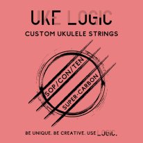Uke Logic S-HG-P, Soft Tension, Sop/Con/Ten High G, Full Set, Pink