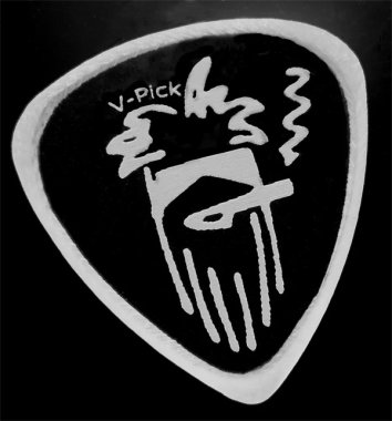 V-Picks Billy Gibbons Signature Model Guitar Pick 1.5 mm, One Pick