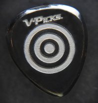 V-Picks Bullseye Guitar Pick, Smoky, One Pick