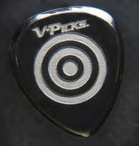 V-Picks Bullseye Guitar Pick, Smoky, One Pick