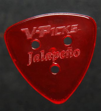 V-Picks Jalapeno Ruby Red Mandolin Pick 1.50mm, One Pick
