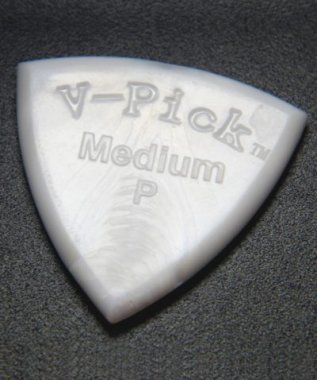 V-Picks Medium Pointed Pearly Gates 2.75mm, One Guitar Pick
