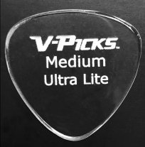 V-Picks Medium Round Ultra-Lite 1.0mm, One Guitar Pick