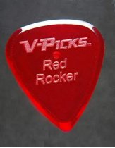 V-Picks Red Rocker Guitar Pick 1.5mm, One Pick