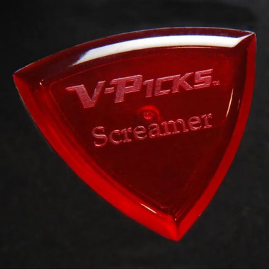V-Picks Screamer 2.75mm Ruby Red, One Guitar Pick