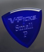 V-Picks Small Pointed Sapphire Blue 2.75mm, One Guitar Pick