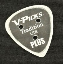 V-Picks Tradition Lite Ghost Rim PLUS Guitar Pick 1.5 mm, One