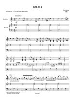 Various arr. by Beer-Demander | Follia for mandolin and harpsichord