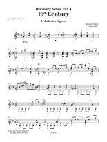 Various, arr. by Jacques | Discovery Series, vol. 3 - 19th Century for solo guitar