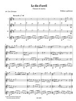 Various arr. by Levesque | Le dix d'avril for 4 guitars