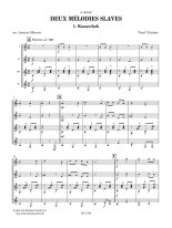Various Arr. by Meneret | Deux melodies slaves for 4 guitars