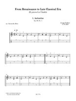 Various Arr. by Muir | From Renaissance to Late Classical Era