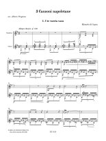 Vingiano | 3 Canzoni napoletane for mandolin and guitar