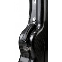 Visesnut Elemental Adjustable Hard Shell Classical Guitar Case, Carbon