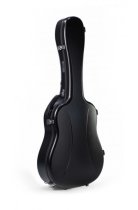 Visesnut Premiere 1 Adjustable Dreadnought Guitar Case, Solid Black
